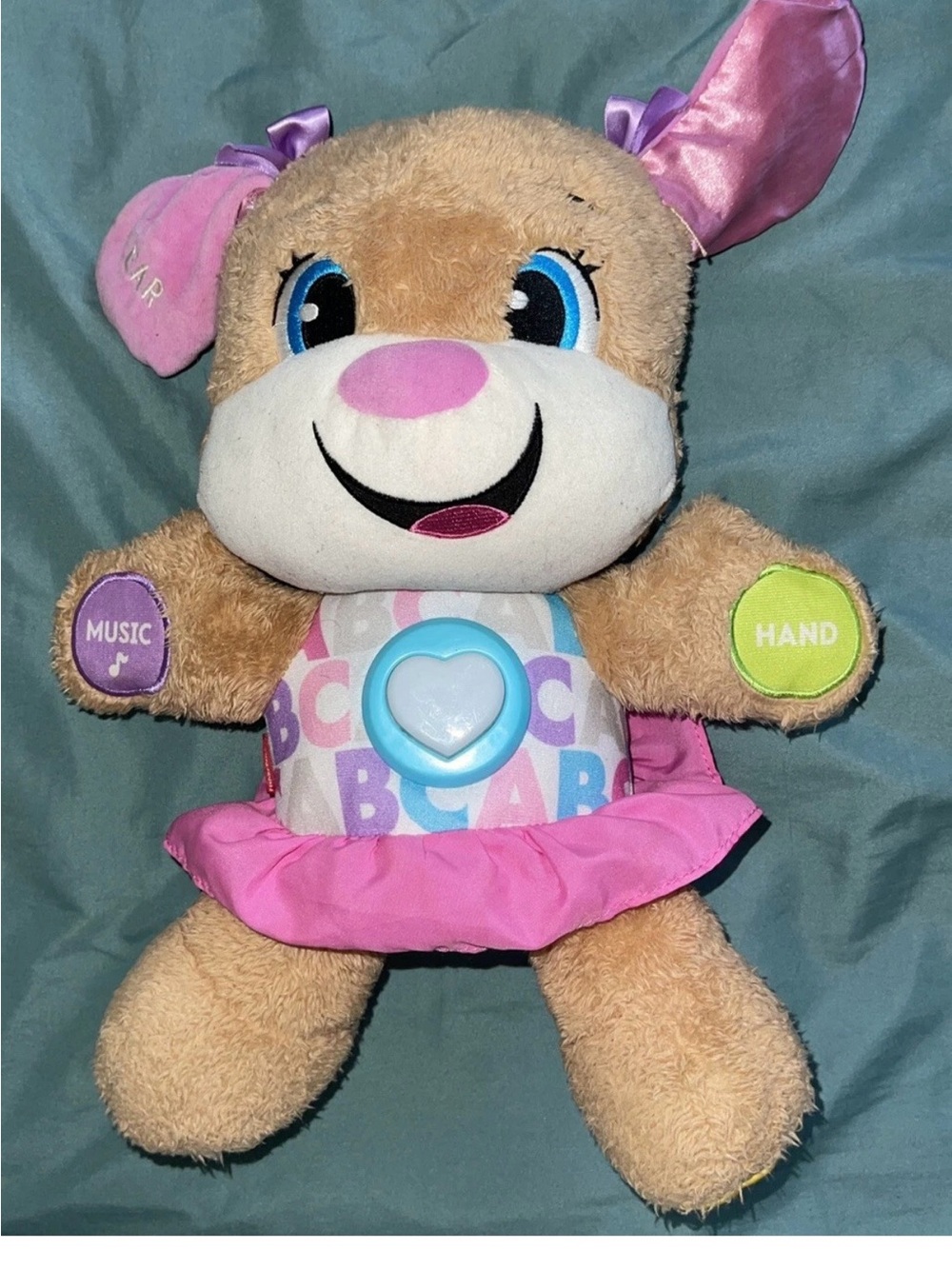 Fisher Price Laugh & Learn Smart Stages Learning Puppy Dog Plush Songs Lights Up